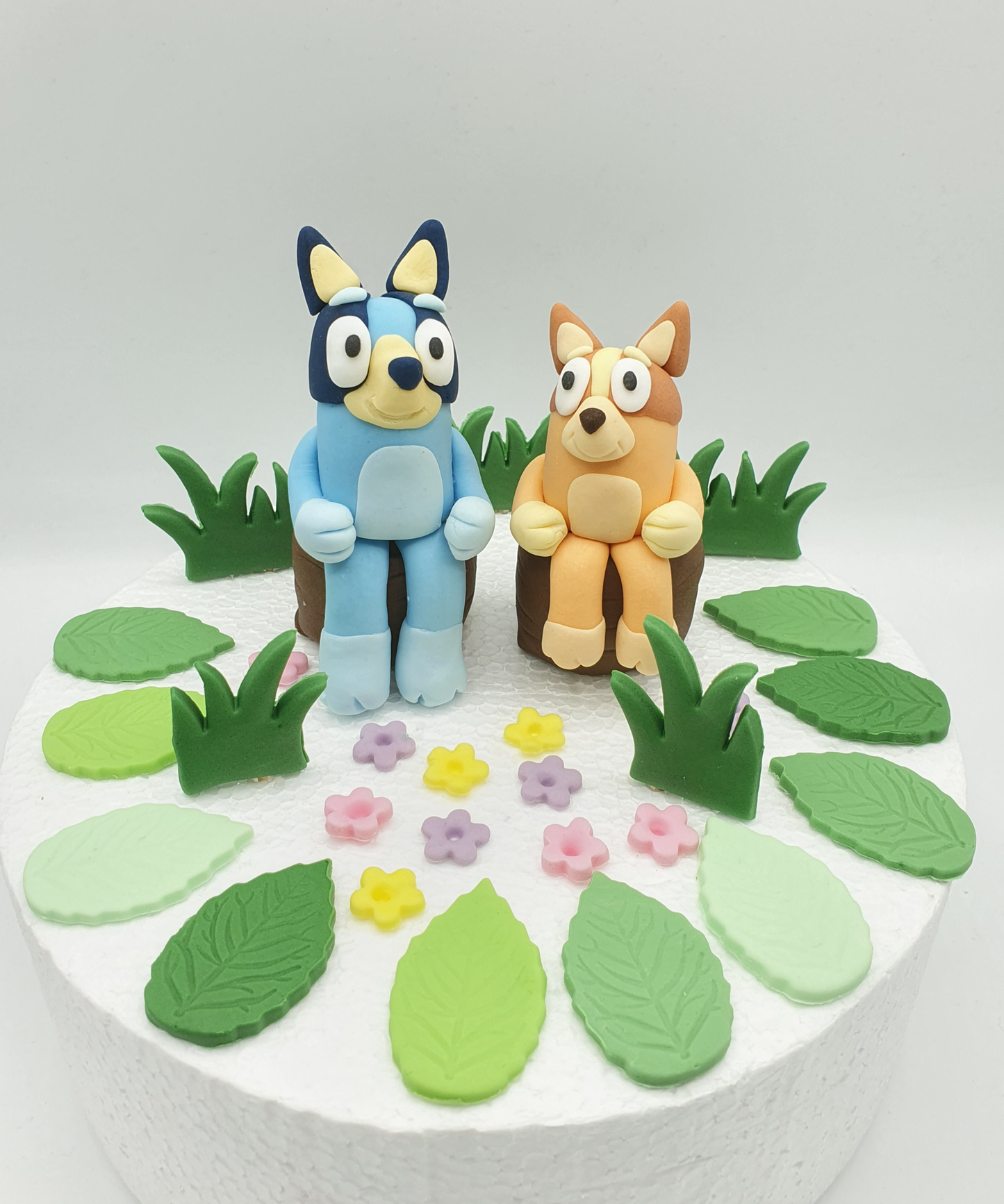 Bluey Inspired (Unofficial) Fondant Cake Toppers