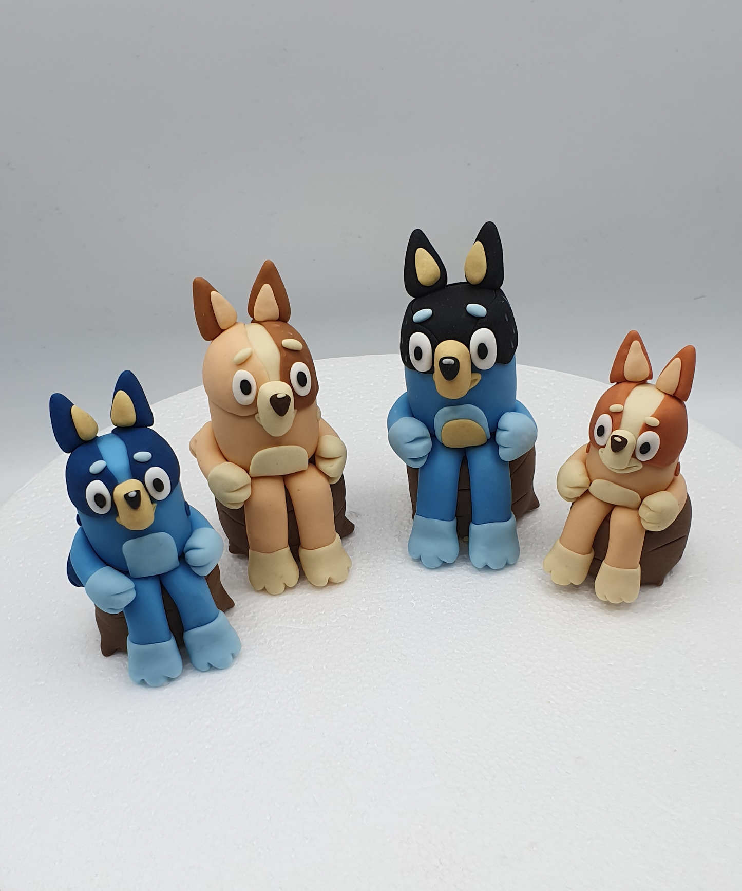 Bluey Inspired (Unofficial) Fondant Cake Toppers