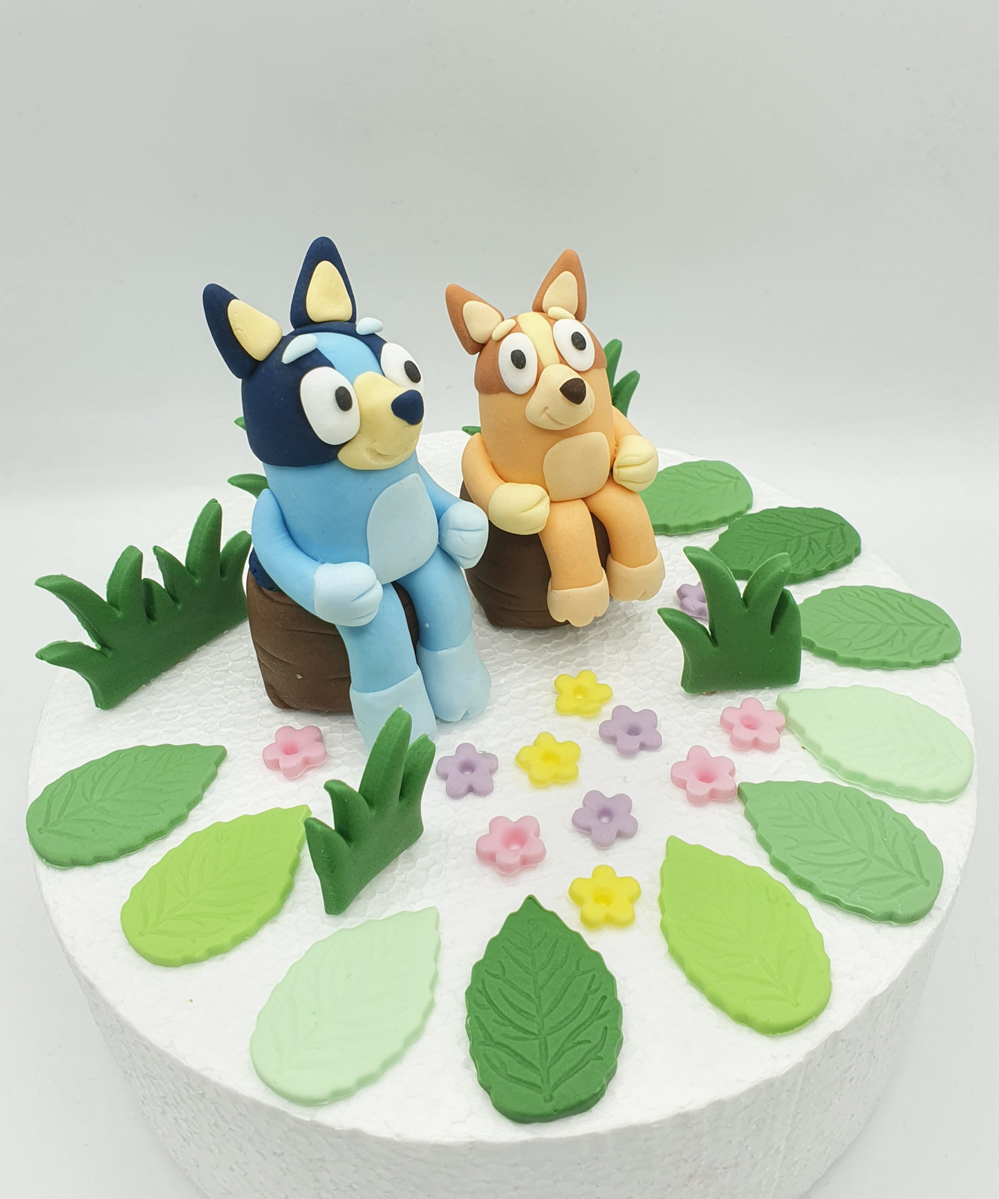 Bluey Inspired (Unofficial) Fondant Cake Toppers