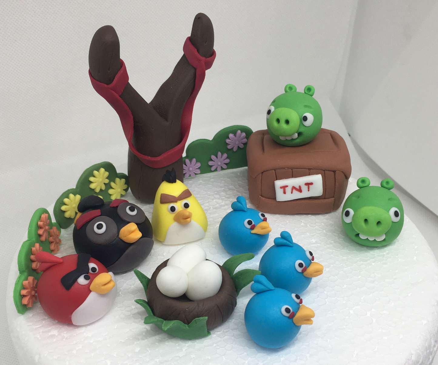 Angry Birds Inspired (Unofficial) Fondant Cake Toppers