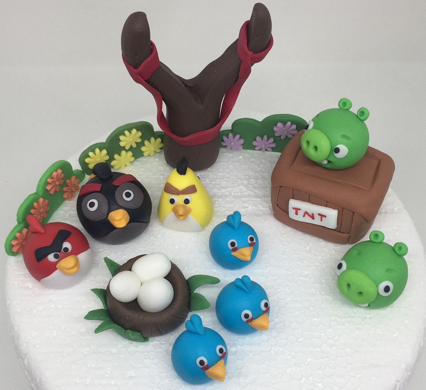Angry Birds Inspired (Unofficial) Fondant Cake Toppers