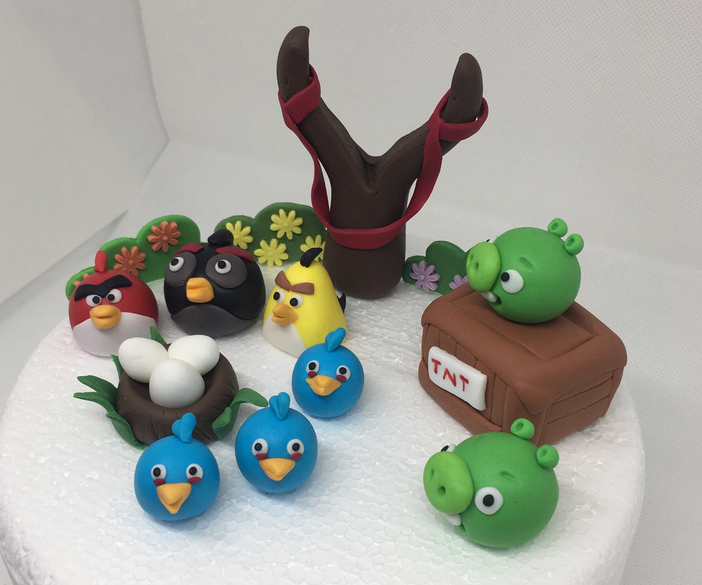 Angry Birds Inspired (Unofficial) Fondant Cake Toppers