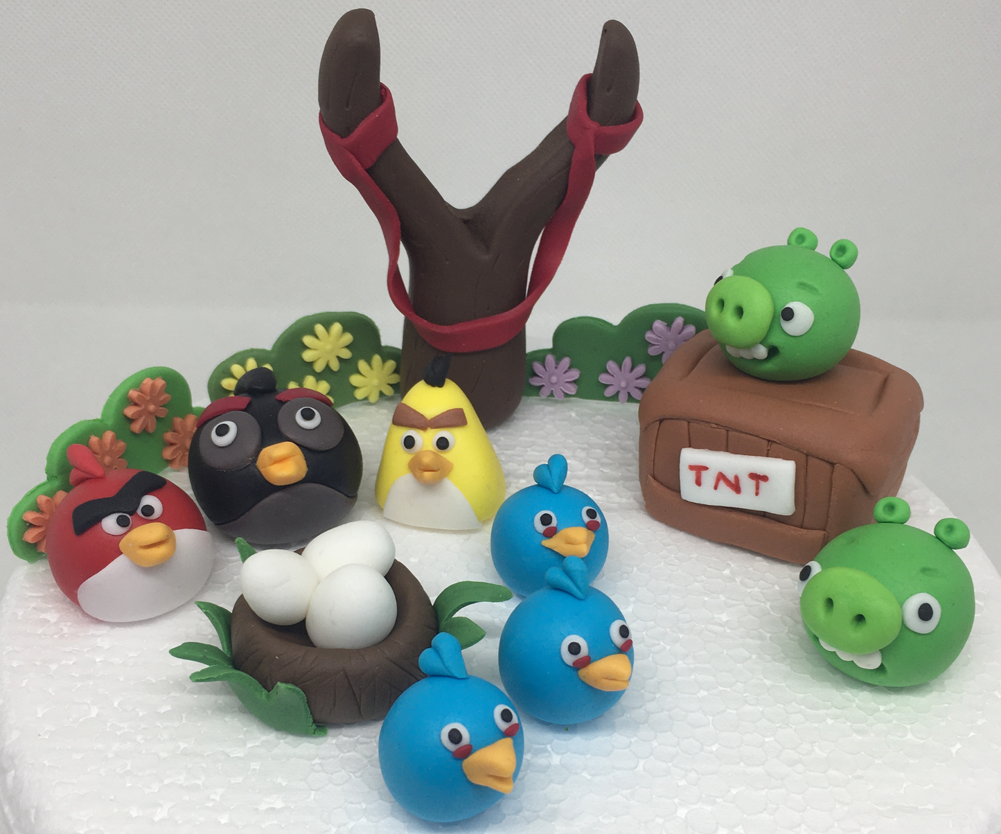 Angry Birds Inspired (Unofficial) Fondant Cake Toppers