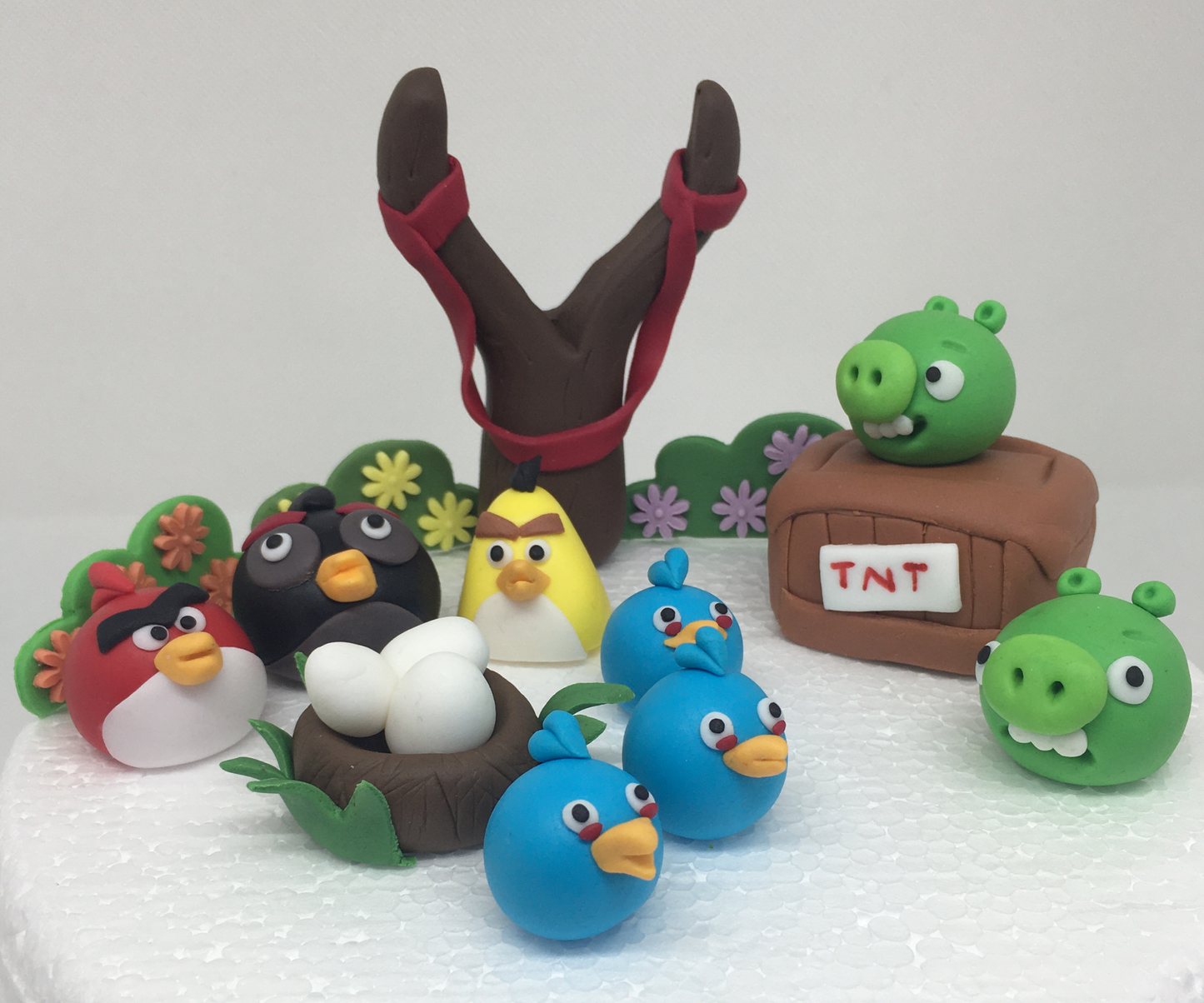 Angry Birds Inspired (Unofficial) Fondant Cake Toppers