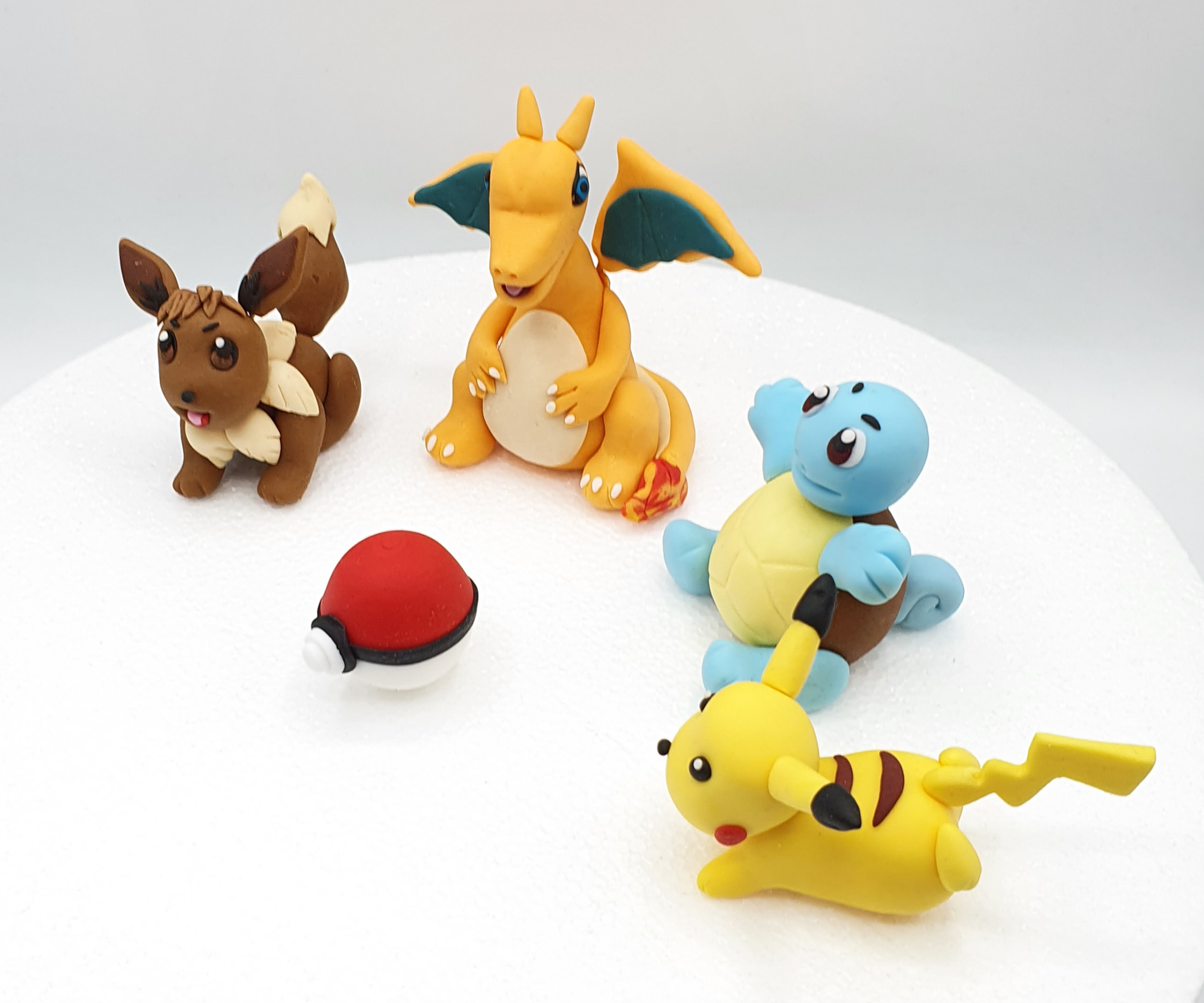 Pokemon Inspired (Unofficial) Fondant Birthday Cake Toppers