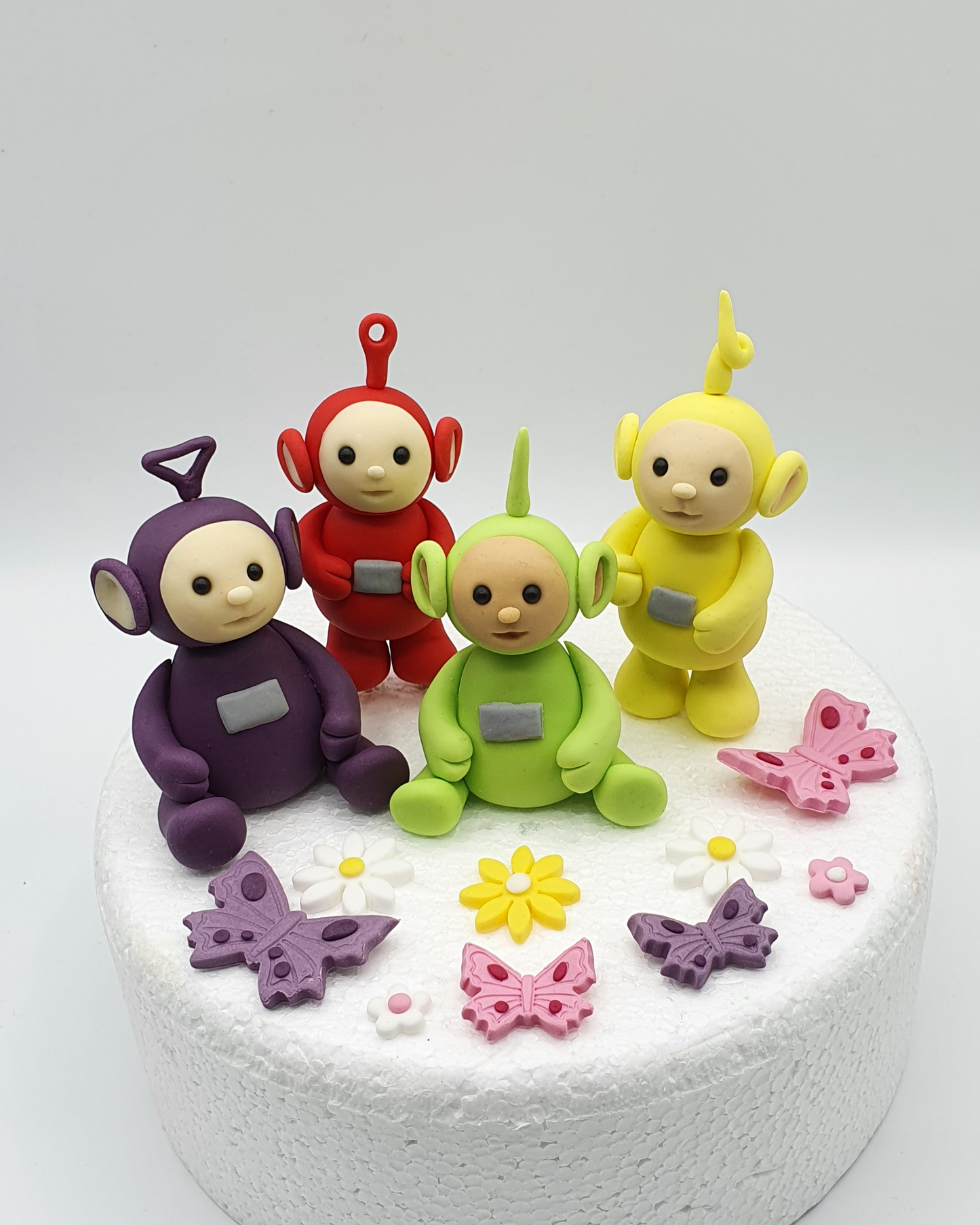 Teletubbies Inspired (Unofficial) Fondant Cake Toppers