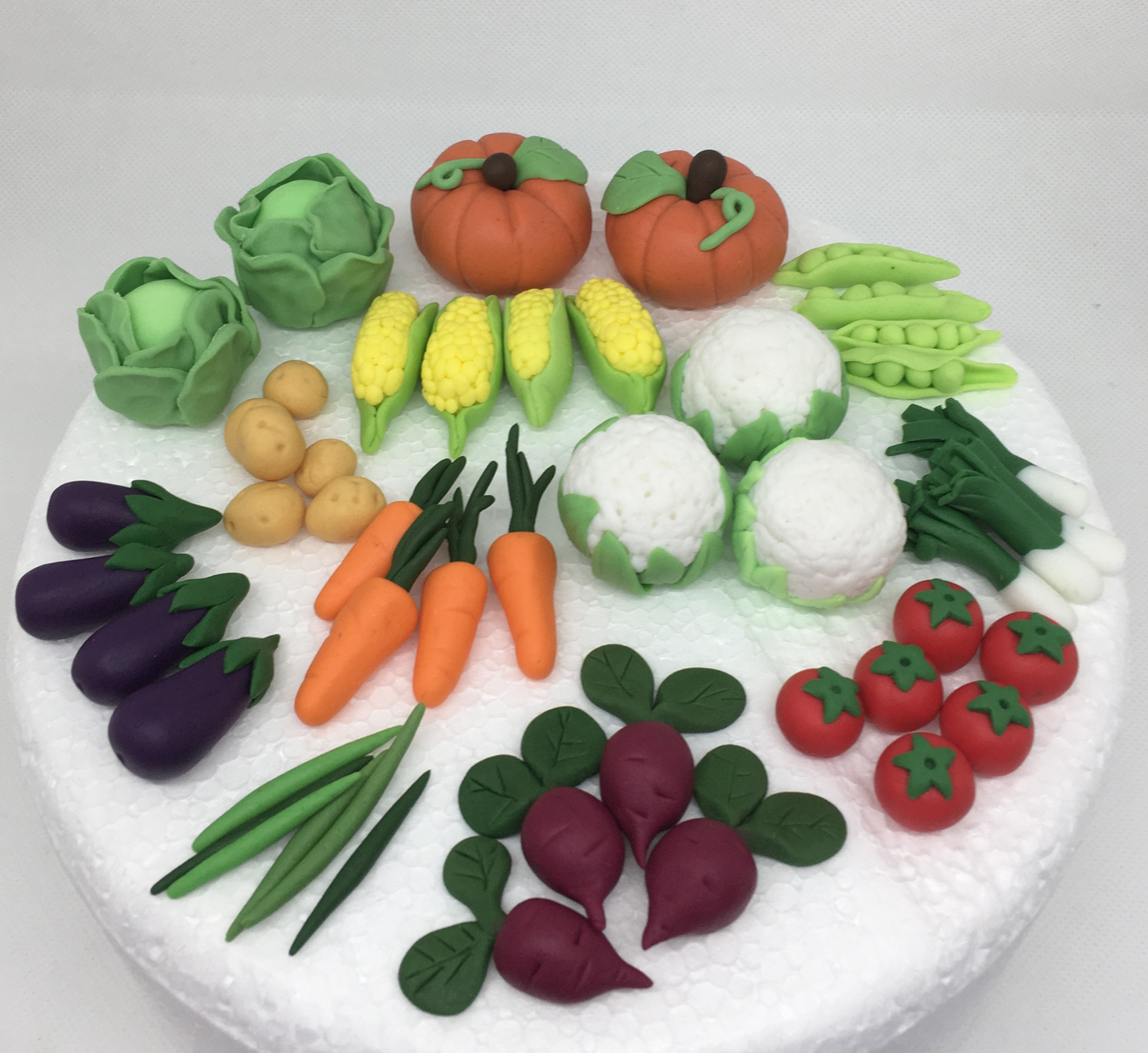 Vegetables Fondant Cake Toppers