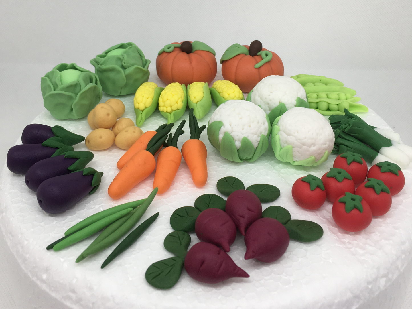 Vegetables Fondant Cake Toppers