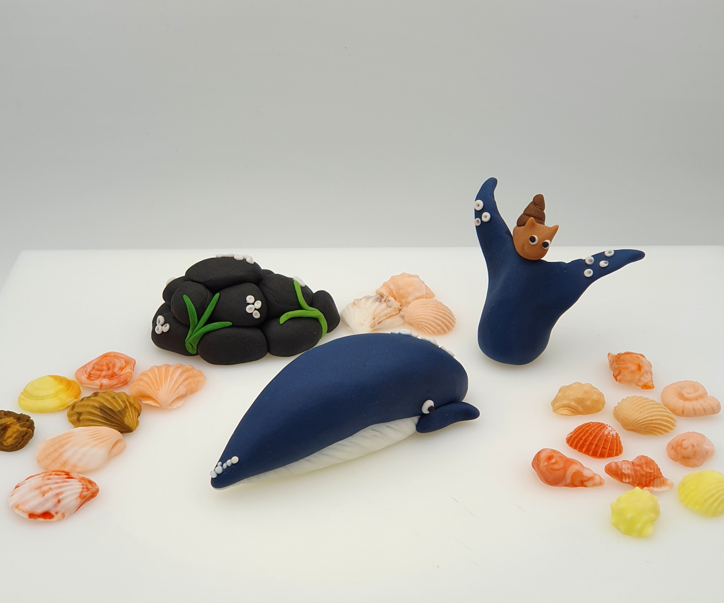 The Snail And The Whale Inspired (Unofficial) Fondant Cake Toppers