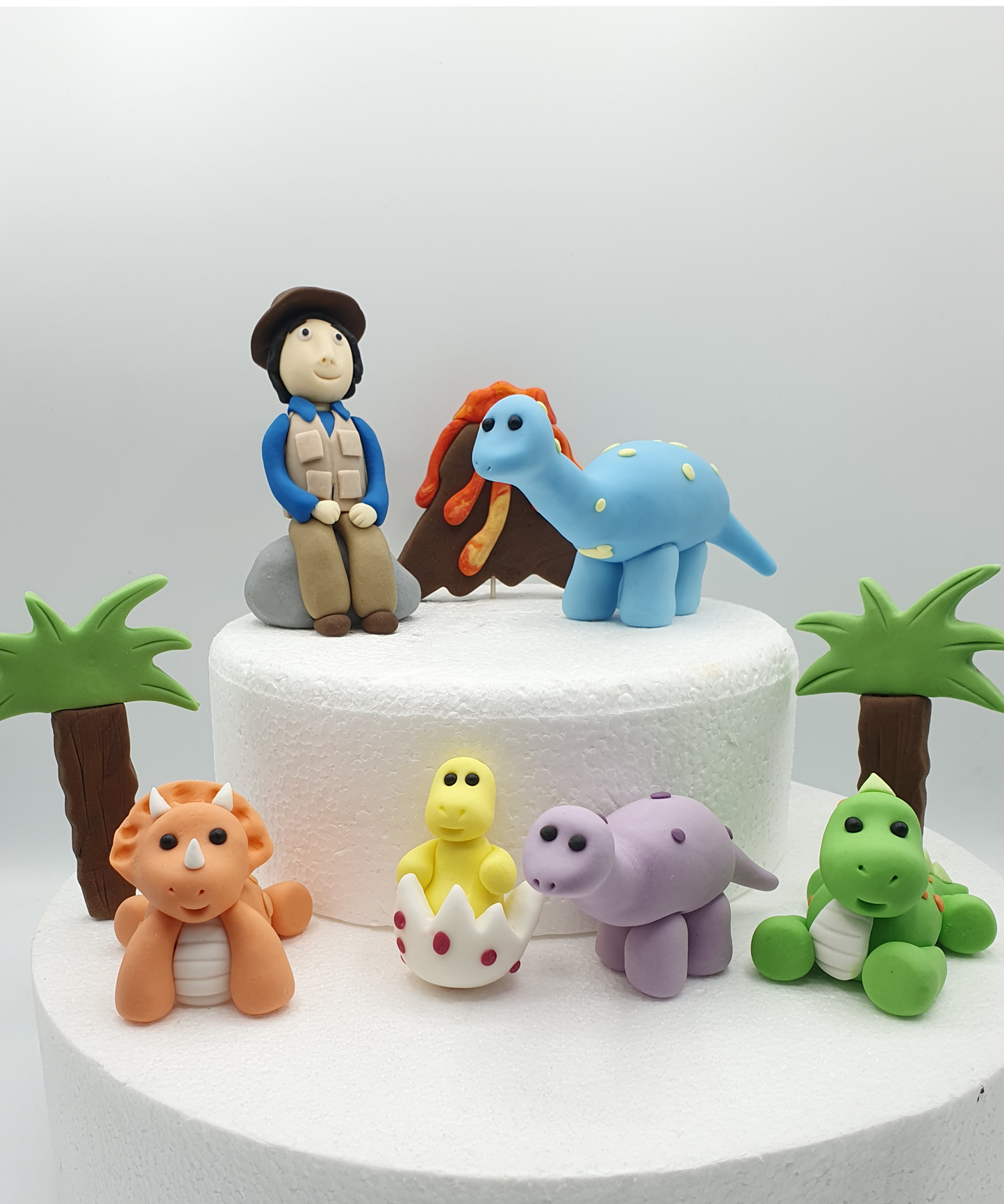 Andy's Dinosaur Adventures Inspired (Unofficial) Fondant Cake Toppers