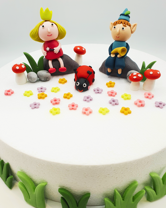 Ben & Holly's Little Kingdom Inspired (Unofficial) Fondant Cake Toppers