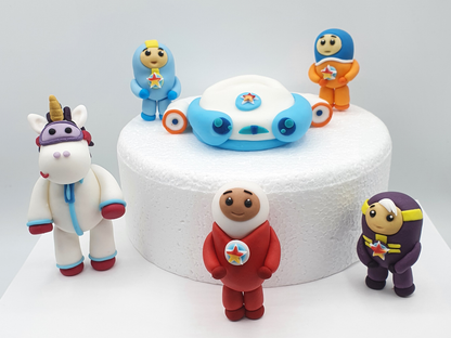 Go Jetters Inspired (Unofficial) Fondant Cake Toppers