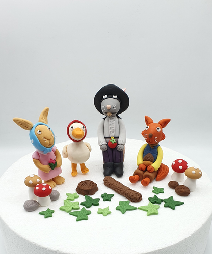 The Highway Rat Inspired (Unofficial) Fondant Cake Toppers