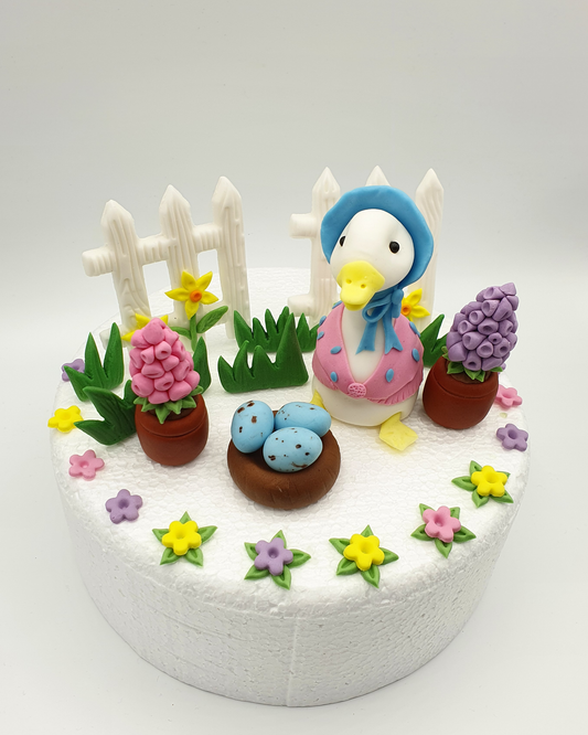 Jemima Puddle-Duck Inspired (Unofficial) Fondant Cake Toppers