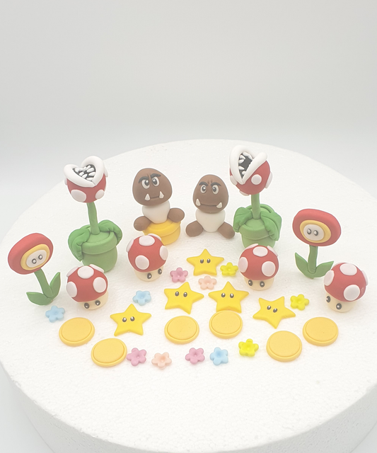Super Mario Inspired (Unofficial) Fondant Décor Set