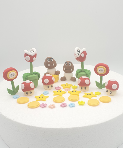 Super Mario Inspired (Unofficial) Fondant Décor Set
