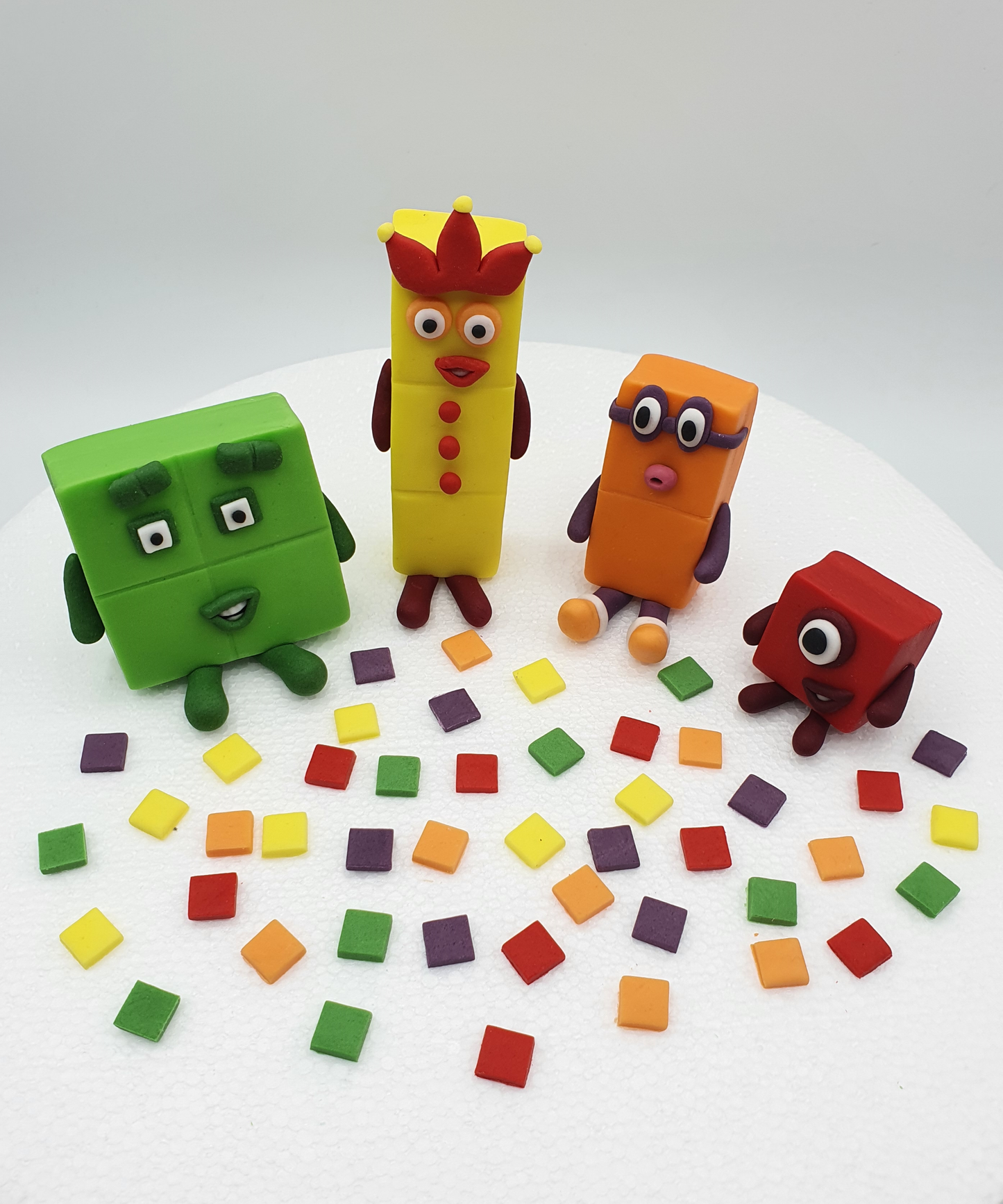 Numberblocks Inspired (Unofficial) Edible Fondant Cake Toppers
