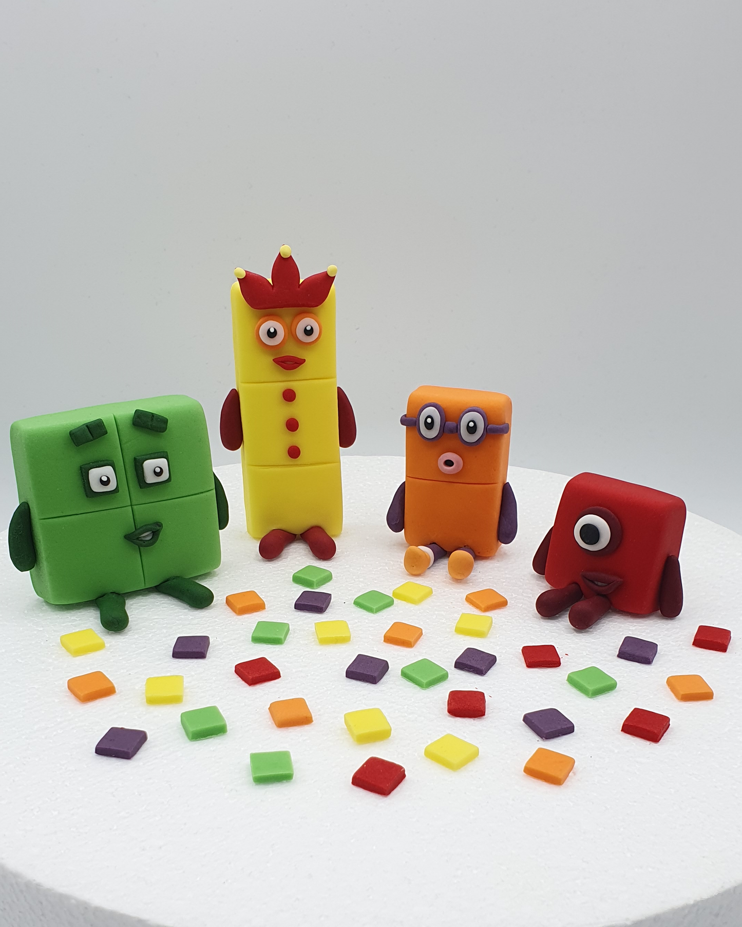 Numberblocks Inspired (Unofficial) Edible Fondant Cake Toppers