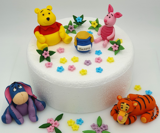 Winnie the Pooh and Friends Inspired (Unofficial) Fondant Cake Toppers