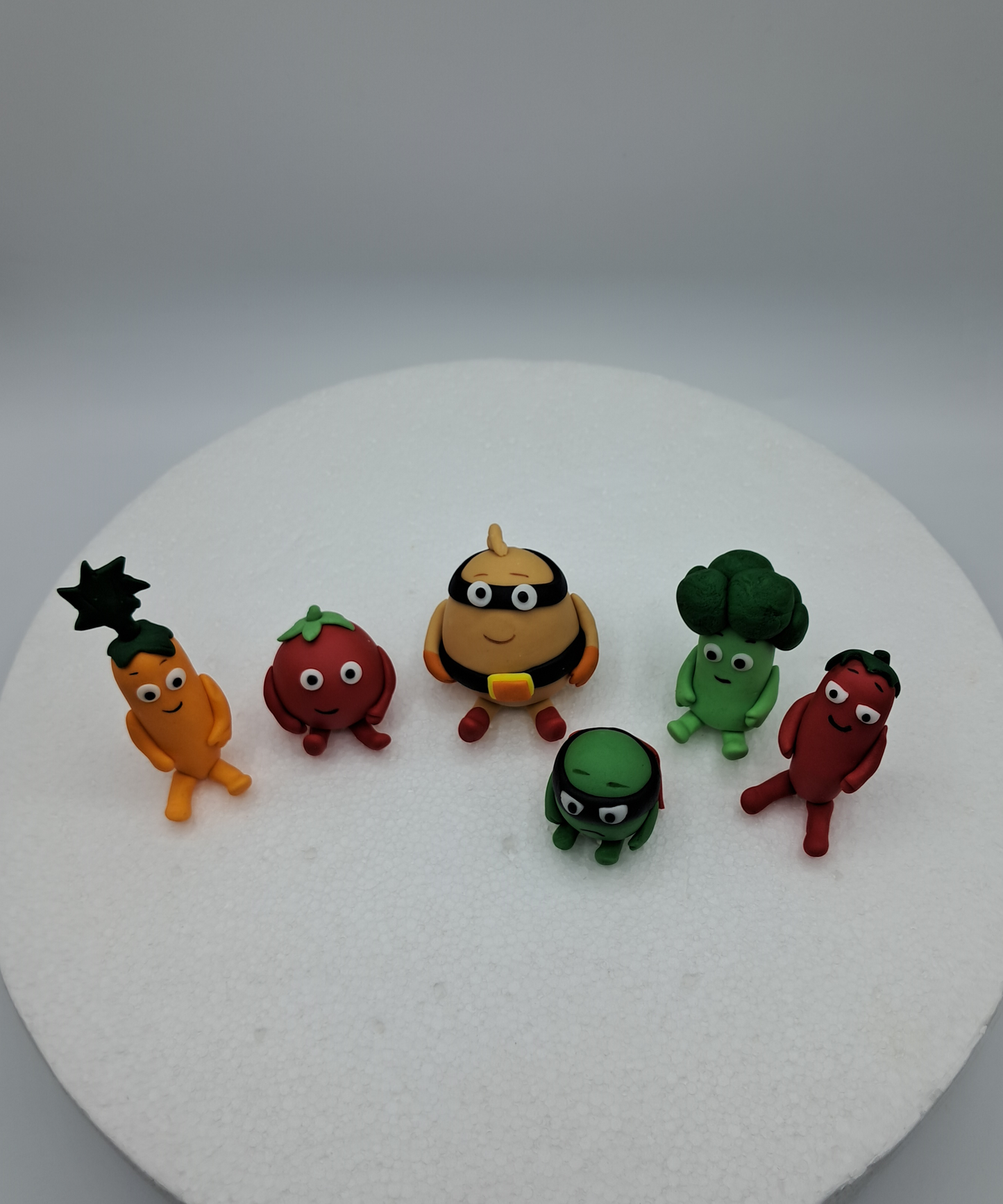Supertato Inspired (Unofficial) Fondant Cake Toppers