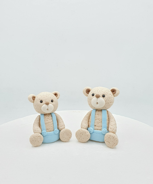 Teddy Bear Edible Fondant Cake Toppers