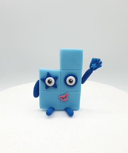 Numberblocks Inspired (Unofficial) Edible Fondant Cake Toppers
