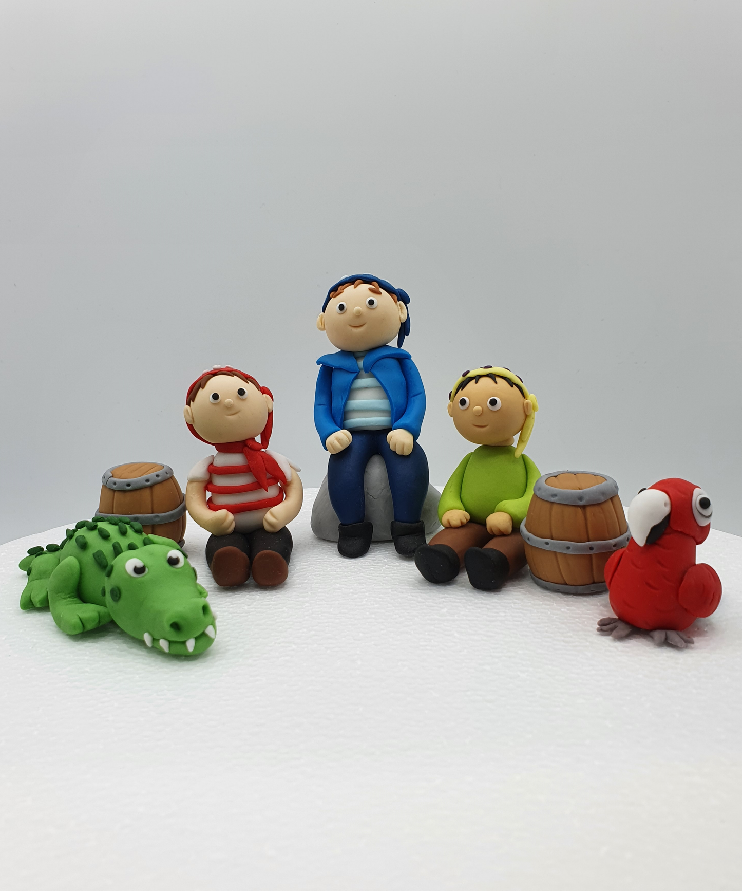 Pirates Inspired Fondant Cake Toppers