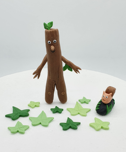 Stick Man Inspired (Unofficial) Fondant Cake Toppers