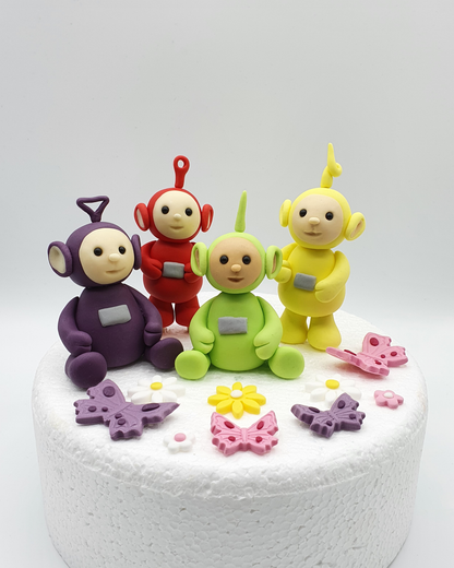Teletubbies Inspired (Unofficial) Fondant Cake Toppers