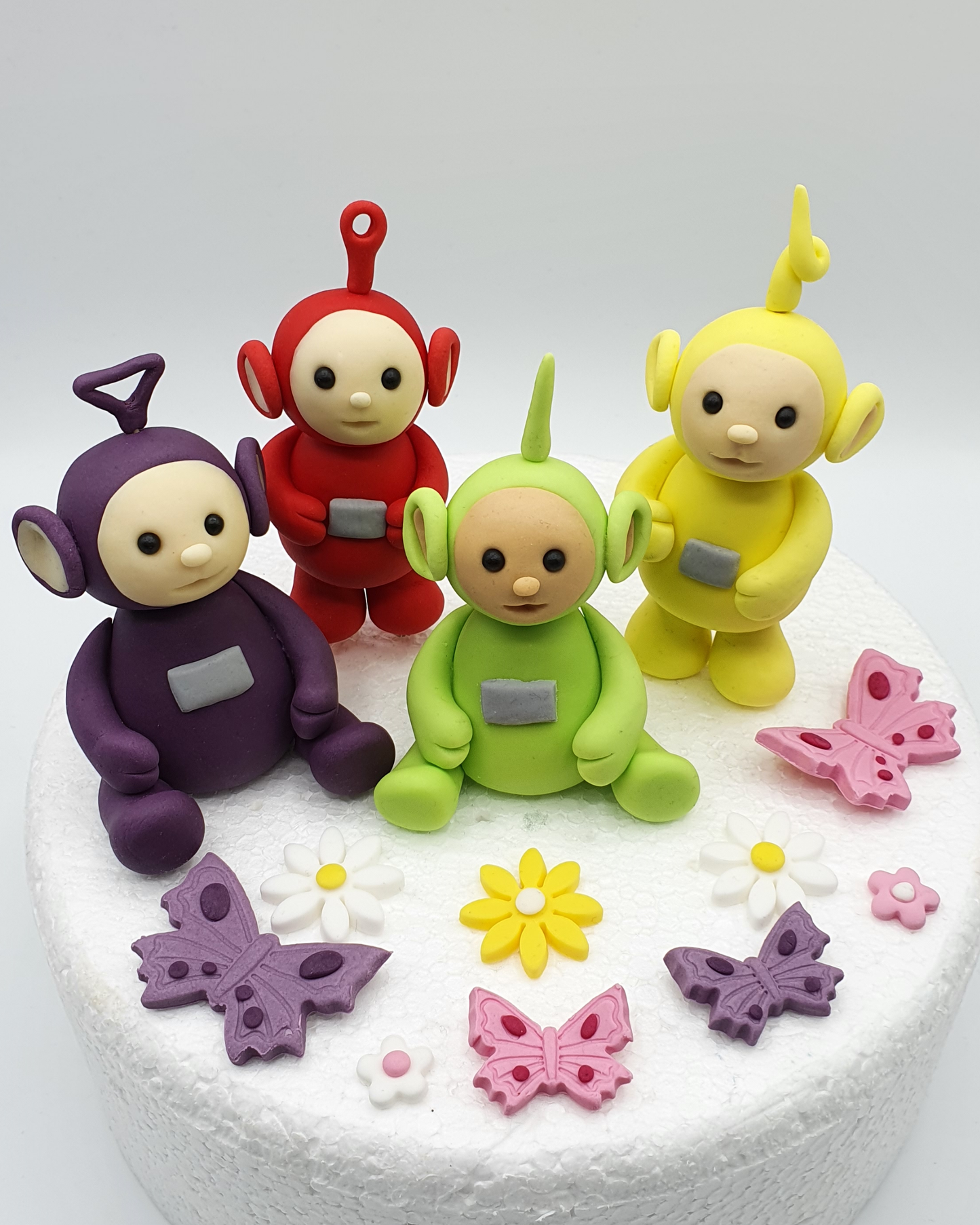 Teletubbies Inspired (Unofficial) Fondant Cake Toppers