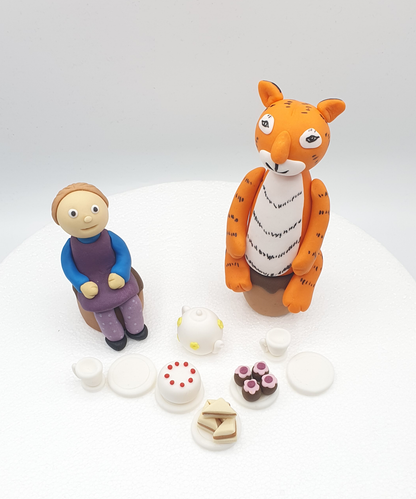 The Tiger Who Came to Tea Inspired (Unofficial) Fondant Cake Toppers